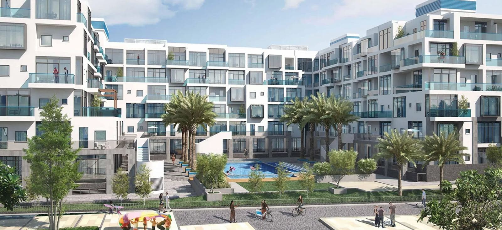 Oia Residence, Motor City, Dubai
