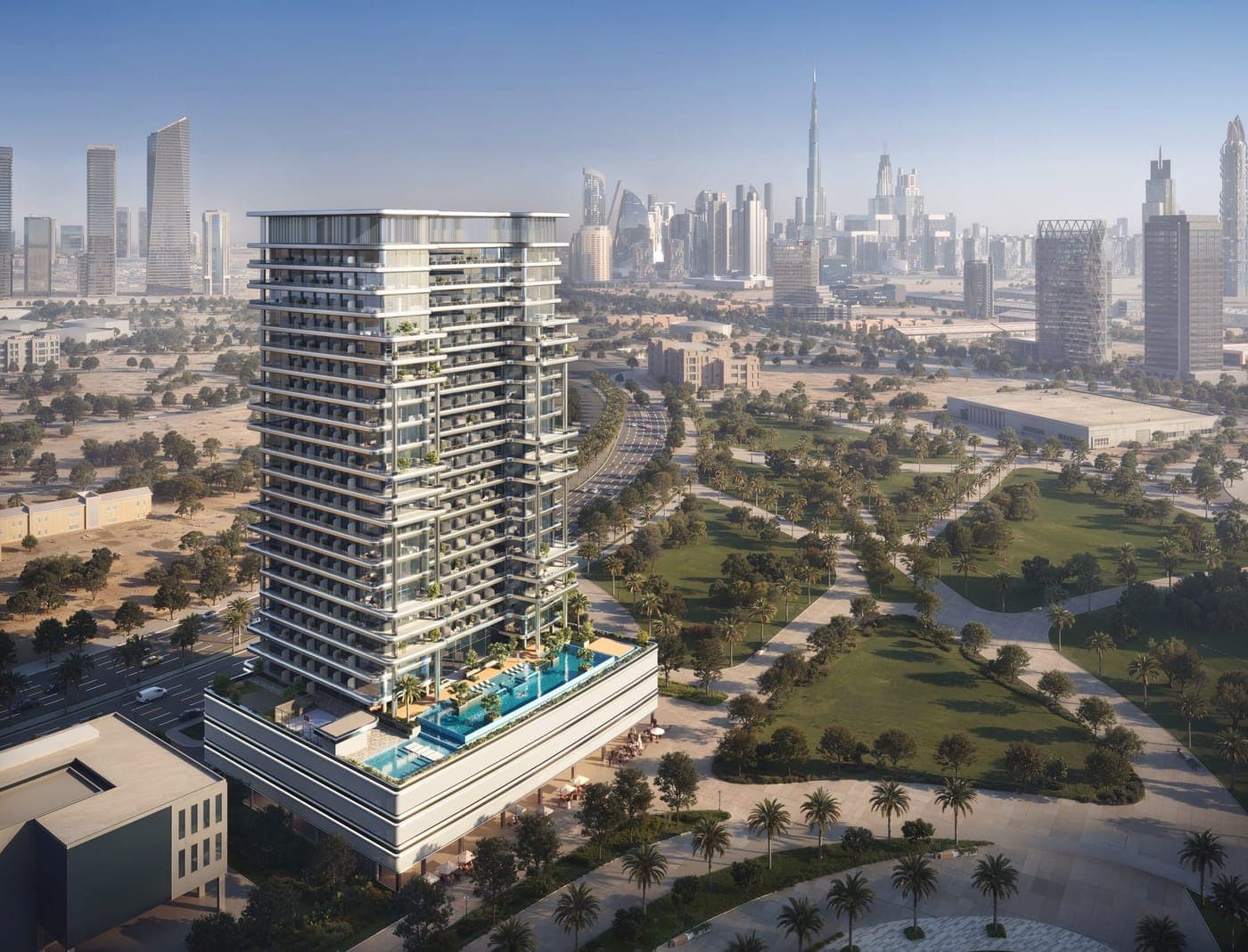 Binghatti Hillside by Binghatti, developer render 2