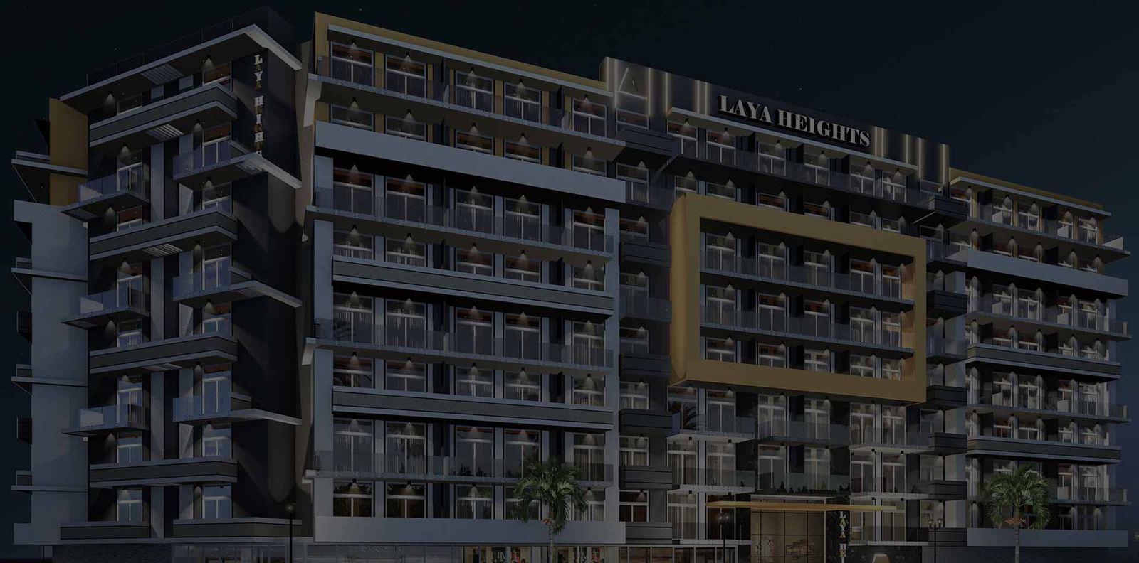 Laya Heights, Dubai Studio City, Dubai (developer render)